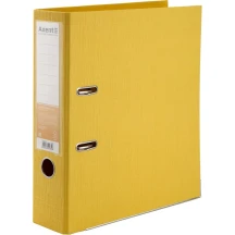 Папка - реєстратор Axent А4 двостороння Prestige+ 75 мм, жовта 1722-08C-A