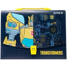 Портфель- коробка Kite А4 Transformers 1 відділення, клапанний на застібці TF20-209