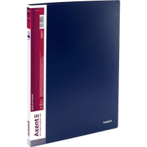 Дисплей - книга Axent А4 на 20 файлів, пластикова, прозора, синя 1020-02-A — фото 2