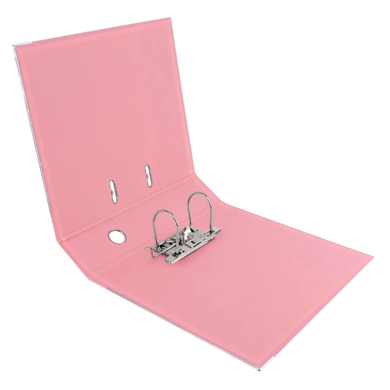Папка - реєстратор Axent А4 двостороння, 75 мм, 2 кільця, РР Pastelini, рожева D1712-10С — фото 2