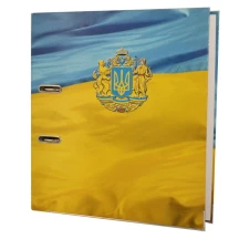 Папка - реєстратор А4 ITEM 70 мм Прапор&Герб, металевий кант, РР покриття іТЕМ051L/UA