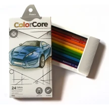 Олівці кольорові Marco ColorCore 24 кольори Boy, шестигранні + 1 графітний, картонна упаковка 3100-24CB