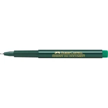 Ручка лінер Faber-Castell FinePen 0,4 мм колір зелений 151163 — фото 2