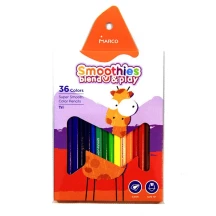 Карандаши цветные Marco Smoothies 36 цветов, трехгранные, супермягкие 2150-36CB