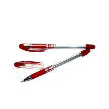 Ручка масляна, колір червоний, Hiper Max Writer 0,7 мм HO-335
