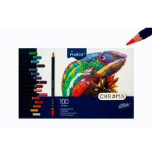 Олівці кольорові Marco Chroma 100 кольорів, шестигранні, картонна упаковка 8010-100CB