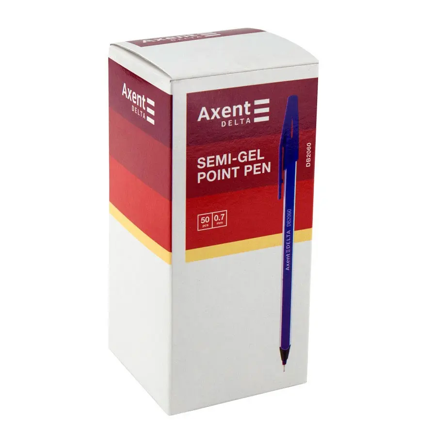 Ручка масляна Axent DB 0,7 мм, колір стрижня синій DB2060-02 — фото 2