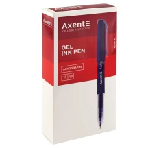 Ручка гелева синя Axent Autographe 0,5 мм AG1007-02-A — фото 2