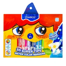 Фломастери Marco Super Washable 36 кольорів 1630-36CB