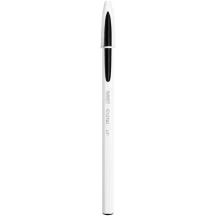 Ручка кулькова, колір чорний, BIC Cristal Up 1,2 мм, корпус білий 949880_1