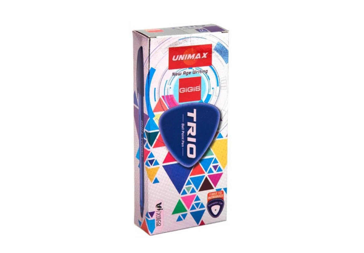 Ручка шариковая Unimax Trio 1,0 мм, цвет стержня фиолетовый UX-104-11