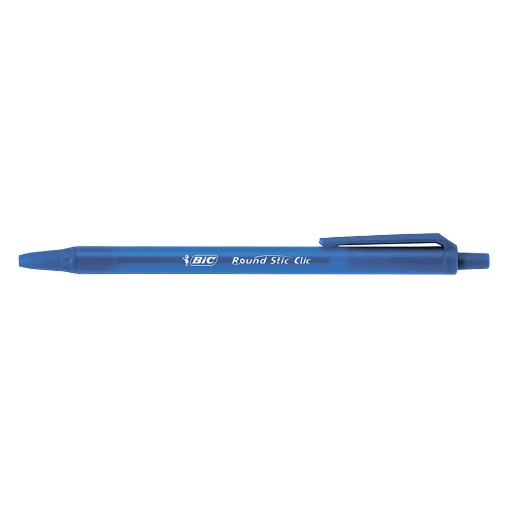Ручка шариковая, цвет синий, Bic Round Stic Clic 1,0 мм 926376_1 Ручка шариковая, цвет синий, Bic Round Stic Clic 1,0 мм 926376_1 — фото 2