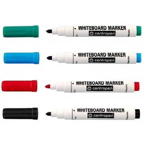 Маркер для дошки Centropen WhiteBoard 5 мм набір 4 штуки на спиртовій основі 8559/4/CB — фото 2