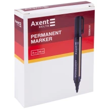 Маркер перманентний чорний Axent Standard 2 мм, круглий D2604-01 — фото 2