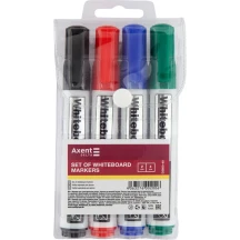 Набір маркерів Axent Whiteboard 2 мм, круглі, 4 кольори D2800-40 — фото 2