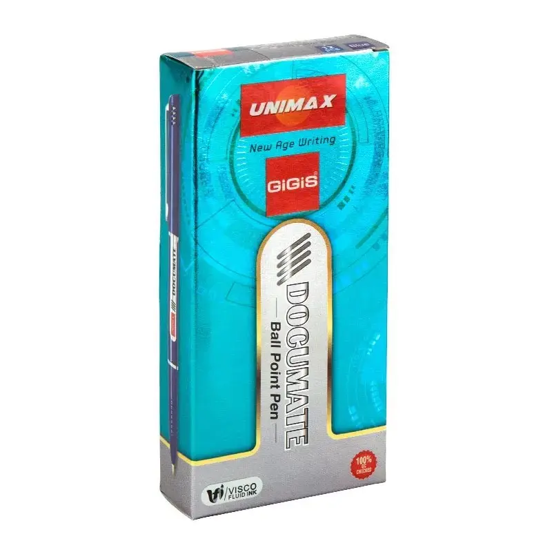 Ручка шариковая цвет синий, Unimax Documate 0,7 мм UX-120-02 Ручка шариковая цвет синий, Unimax Documate 0,7 мм UX-120-02 — фото 3
