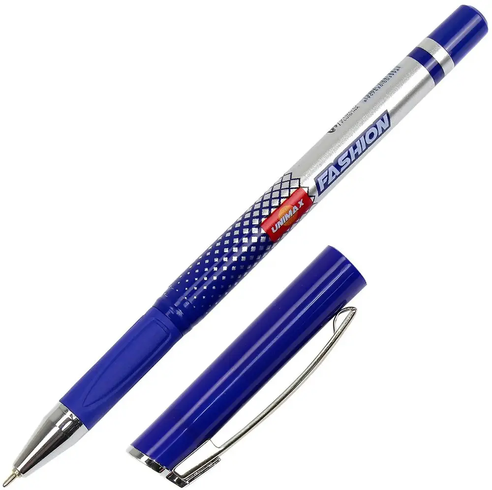 Ручка кулькова Unimax Fashion 0,7 мм, колір стрижня синій UX-121-02 — фото 2