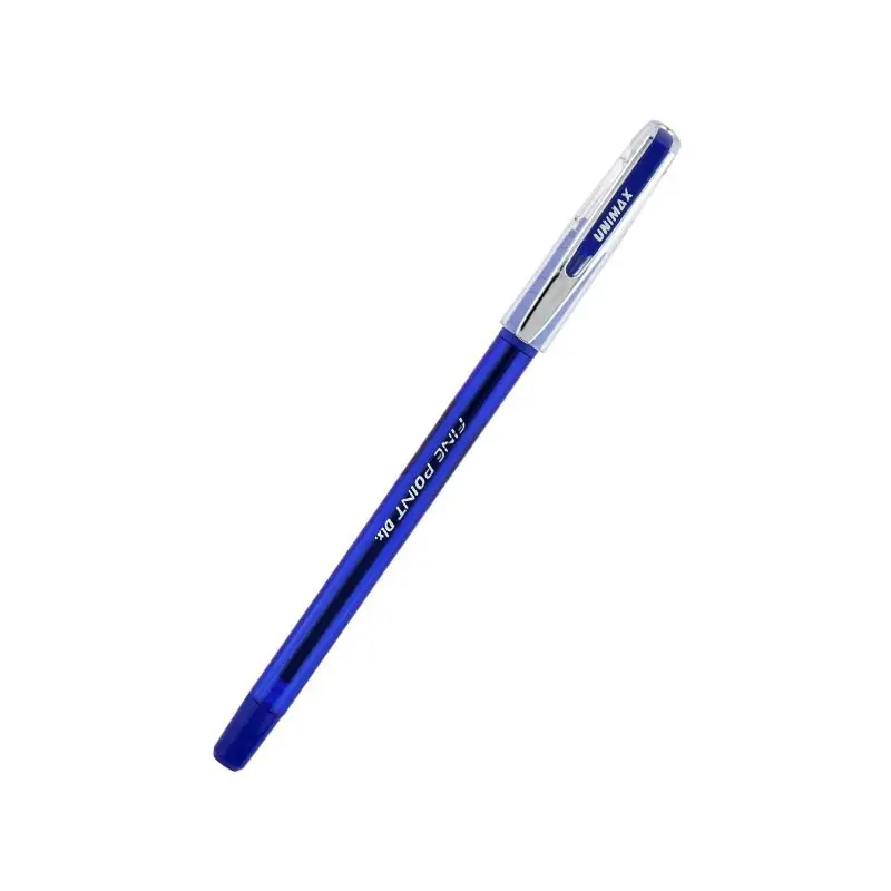Ручка кулькова колір синій, Unimax Fine Point Dlx 0,7 мм UX-111-02 — фото 2