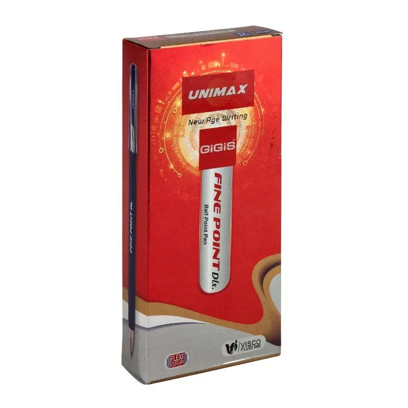 Ручка кулькова колір синій, Unimax Fine Point Dlx 0,7 мм UX-111-02 — фото 3