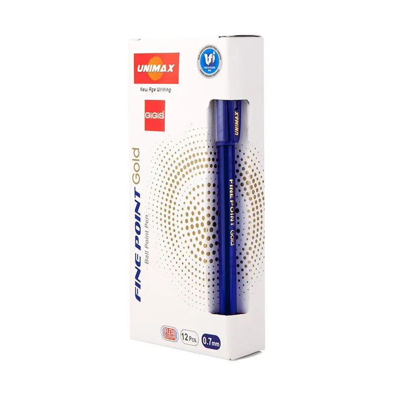 Ручка кулькова колір синій Unimax G-Gold 0,7 мм UX-139-02 — фото 3