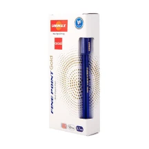 Ручка кулькова колір синій Unimax G-Gold 0,7 мм UX-139-02 — фото 3