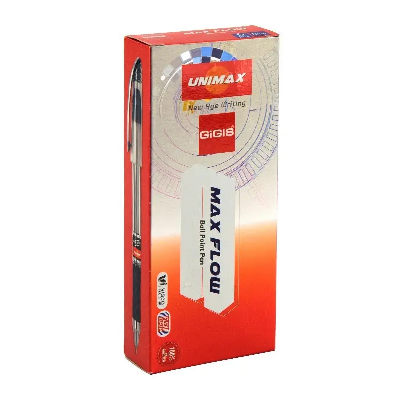 Ручка кулькова колір синій, Unimax Max Flow 0,7 мм UX-117-02 — фото 3