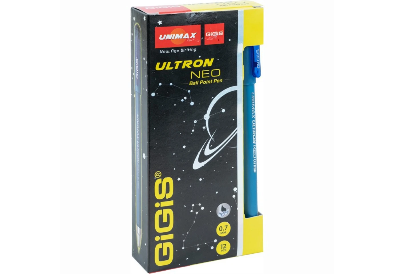 Ручка шариковая цвет синий, Unimax Max Flow 0,7 мм UX-150-02