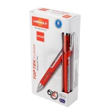 Ручка кулькова Unimax Top Tek Fusion 0,7 мм, колір стрижня червоний UX-10000-06 — фото 3