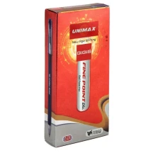 Ручка кулькова колір фіолетовий Unimax Fine Point Dlx 0,7 мм UX-111-11 — фото 2