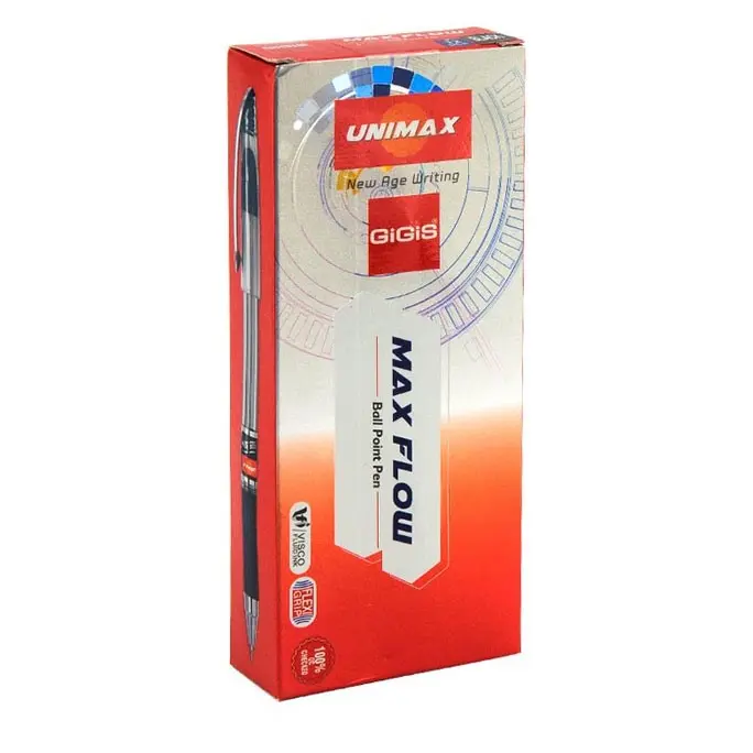 Ручка кулькова Unimax Max Flow 0,7 мм, колір стрижня чорний UX-117-01 — фото 2