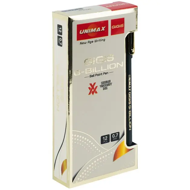 Ручка кулькова колір синій, Unimax G-Billion 0,7 мм UX-151-02 — фото 2