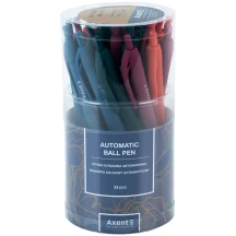 Ручка кулькова Axent автоматична Earth Colors 0,7 мм, синій AB1097-02-A — фото 2