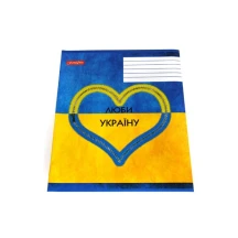 Зошит в клітинку Тетрада 18 аркушів А5, "Фемелі Лайн" УФ-лак ТЕ941