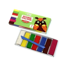 Пластилін восковий Craft&Joy (чисті руки) 7 кольорів, 84 г 331015/Cr — фото 2