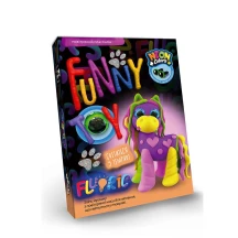 Повітряний пластилін Danko Toys, неонові кольори, cвітиться в темряві, + живі оченята, 3+ ARCL-FL-01-04,07U