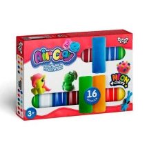 Повітряний пластилін Danko toys "Air Clay", 16 брикетів, 3+ ARCL-04-01U