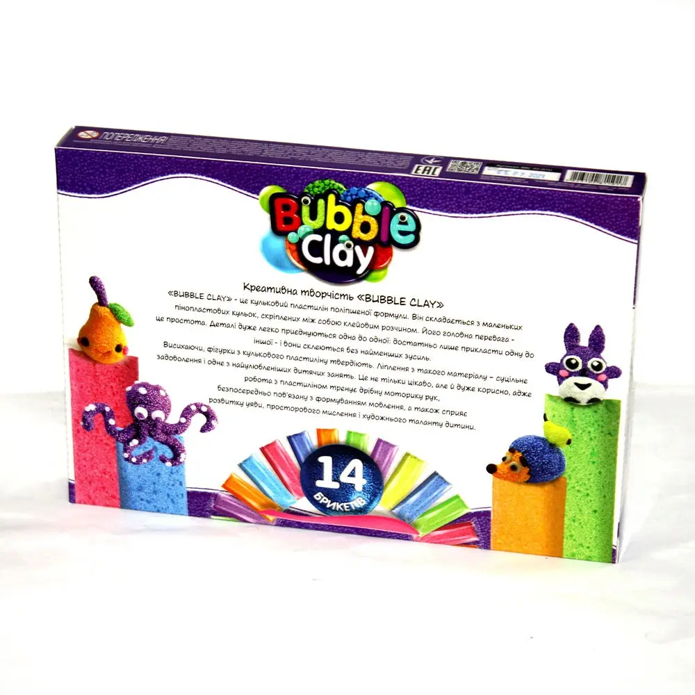 Кульковий пластилін Danko Toys 14 брикетів, 3+ BBC-05-01U — фото 2