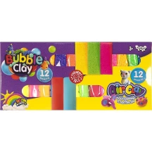 Набір креативної творчості із пластеліну Danko toys "Air Clay" + "Bubble Clay" неон 3+ ARBB-02-01U