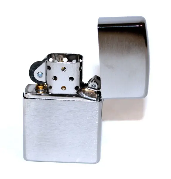 Запальничка ZIPPO BRUSH FNISH CHROME у коробці 200 — фото 2