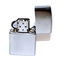 Запальничка ZIPPO BRUSH FNISH CHROME у коробці 200 — фото 2