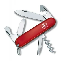 Ніж Victorinox Tourist 84 мм, 12 предметів, корпус червоний Vx03603