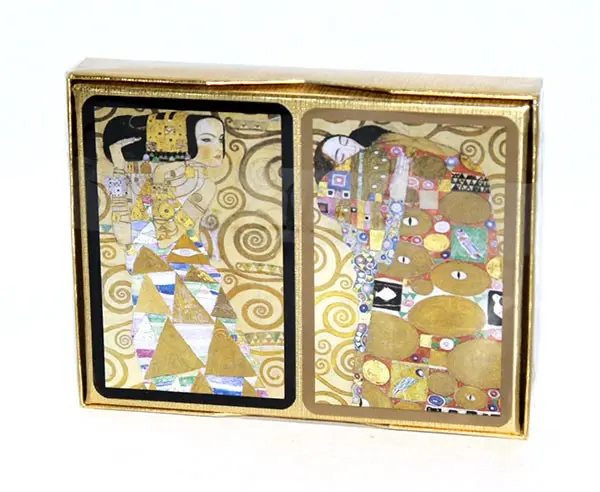 Карты игральные Piatnik Klimt Emilie, комплект из 2 колод по 55 карт 2502 — фото 2