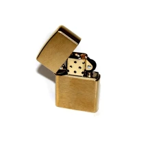 Запальничка ZIPPO BR FIN SOLID BRASS у коробці 204 B — фото 2