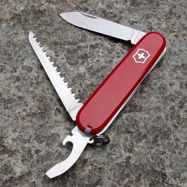 Ніж Victorinox Walker 84 мм, 9 предметів, корпус червоний Vx02313 — фото 4
