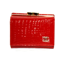 Гаманець жіночий Chanel  шкіра, колір червоний 9008