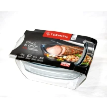 Каструля скляна жароміцна Termisil Grill & Drop 5,1 л, з кришкою PNGP510A