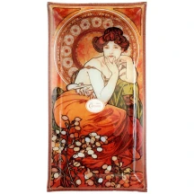 Тарілка декоративна Carmani А.Муха "Топаз" 46 х 24 см 198-2502