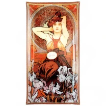 Тарілка декоративна Carmani А.Муха "Аметист" 46 х 24 см 198-2500
