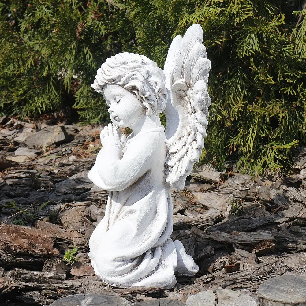 Фігура Ангел, що молиться, світиться в темряві, h=30 см СП501-4 св — фото 3