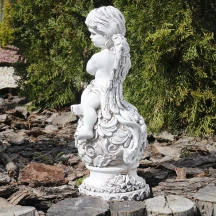 Фігура Ангел з арфою, світиться в темряві, h=34 см СП505-4 св — фото 2